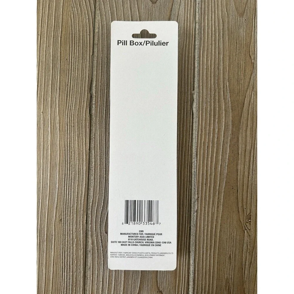 Premier Plus Weekly (7-Day) Pill Box Pilulier Case, Medicine, Vitamin Organizer